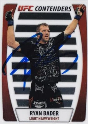 Ryan Bader Signed 2011 Topps UFC Title Shot Contenders Card #C-RB PSA/DNA COA - Image 1 of 4
