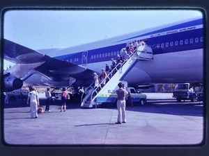 De colección 1979 35 mm extensión - EL-AL Israel Airlines Boeing 747 Jet desembarque Kodachrome - Imagen 1 de 1