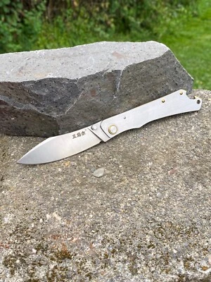 Sanrenmu 9306 Ultra Thin Slipjoint 8Cr13MoV Vollmetall EDC-/Outdoor Messer