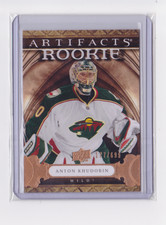 2009-10 UPPER DECK ARTIFACTS ROOKIE /699 ANION KHUDOBIN #240 MINNESOTA WILD