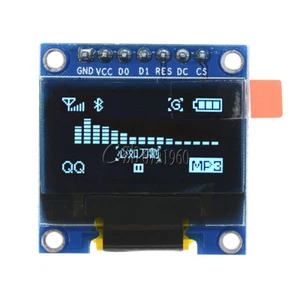 Blue 0.96" SPI Serial 128X64 OLED LCD LED Display Module for Arduino - Picture 1 of 1