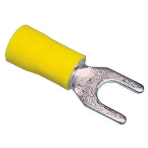 Terminal de pala aislante de vinilo amarillo 12-10 AWG (paquete de 100) - Imagen 1 de 1