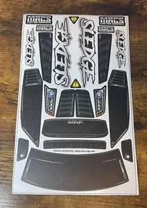 Se adapta a 1/8 Traxxaas Trineo 6s - HOJA DE PEGATINAS RC - ¡solo calcomanías/pegatinas corporales! - Imagen 1 de 3