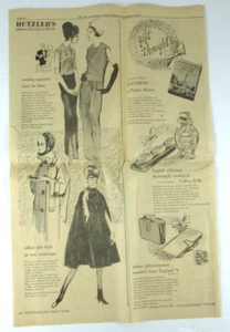 1963 Page Print Ad Hutzler's Clothing Department Store - Picture 1 of 4