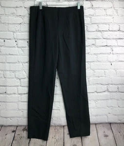 J Jill Pants Women Small Ponte Slim Leg Black Stretch Pull On Elastic Waist Mid - Picture 1 of 11
