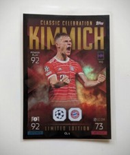 JOSHUA KIMMICH Match Attax Extra 2022/23 Limited Edition Classic Celebration CL1