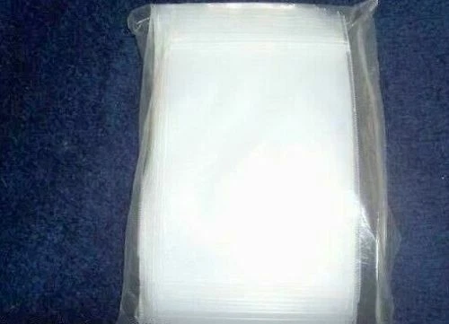 100 2.5"x4" small reclosable zip bags 2mil  Fits Business Cards! - Image 1 of 1