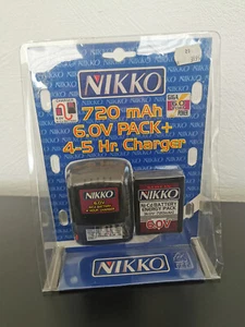 NIKKO 01562 Akku 720 mAh 6,0 V + 4-5 Hr. Charger - Imagen 1 de 2