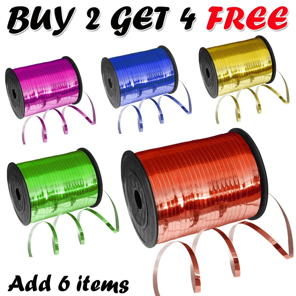 CREATIVE DECORATION Curling RIBBON BALOON String Ribon Balloons Helium Weight Birthday Party DecorUK