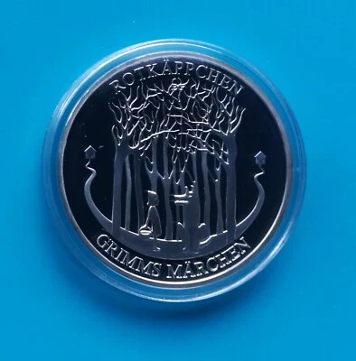 BRD: 20 Euro "Rotkäppchen" 2016 -A- (polierte Platte/PP - 925er Silber) !! - Bild 1 von 2