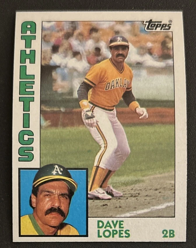 1984 Topps Dave Lopes Baseball Card #669 Athletics 2BVG O/C - Image 1 of 2