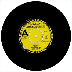 Jimi Hendrix And Curtis Knight Hush Now Demo Record (UK) - Imagen 1 de 1