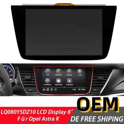 8" LCD Touch Screen Display LQ080Y5DZ10 Für Opel Astra K Buick Verano Radio DE - Bild 1 von 4