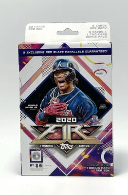 2020 Topps Fire MLB Factory Sealed Hanger Box - Image 1 of 4