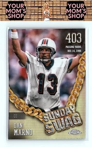 2024 Topps Chrome #SS-6 Dan Marino Sunday Swag Refractor - Picture 1 of 2