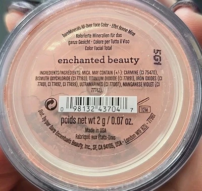 BareMinerals Enchanted Beauty All Over 1.5g .05 oz Full Size Bare Minerals  - Image 1 of 2