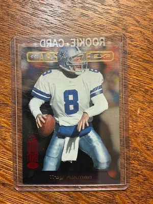 Вставка 1999 Playoff Absolute EXP Troy Aikman #83 Tools Of The Trade 057/250 почти как новая - Изображение 1 из 2