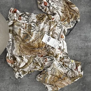 H&M Summer Top Linen Blend Size 6 - Picture 1 of 6
