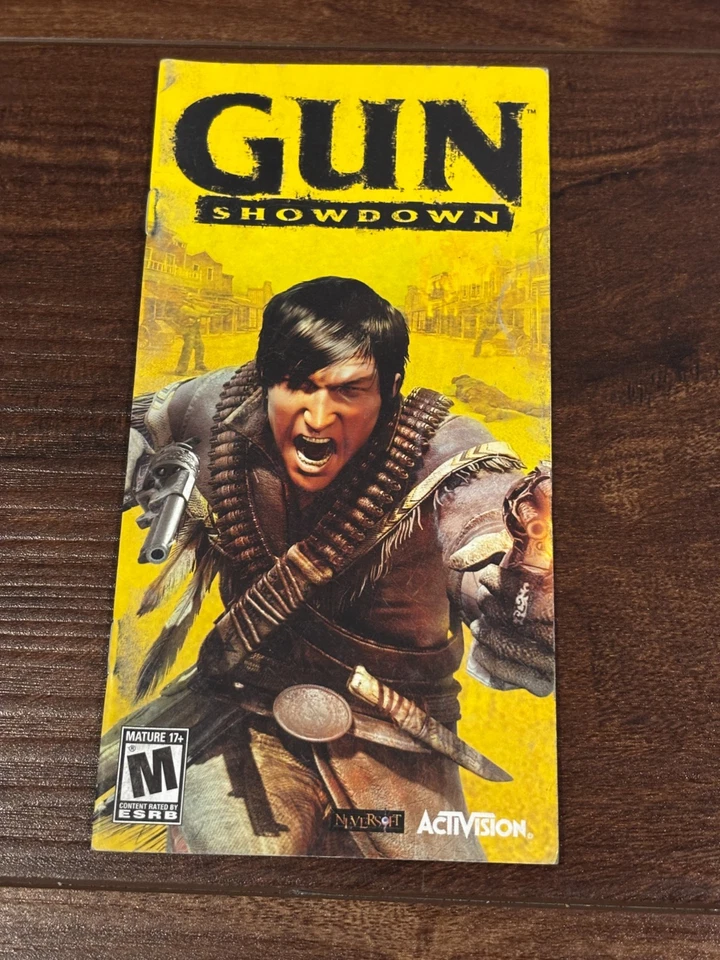 Gun Showdown Sony PSP Playstation Portable Manual Only - Image 1 of 1