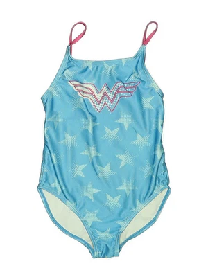 Купальник цельный синий Wonder Woman для девочек маленьких детей - Изображение 1 из 2