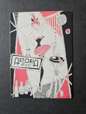 Programm - Astoria Bar - 1955 - Bild 1 von 4