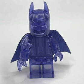 RARE DC Batman genuine LEGO Trans-Purple Satin Prototype Minifigure