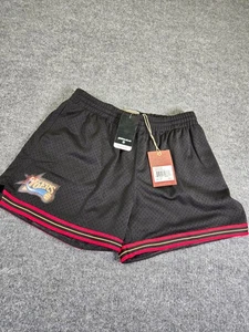 Mitchell & Ness Philadelphia 76rs Hardwood klassische Damen-Netzshorts türkis M neu mit Etikett - Bild 1 von 12