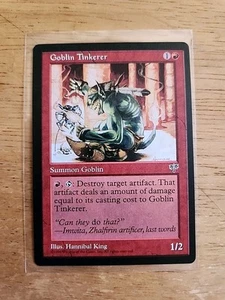 Goblin Tinkerer - Mirage - MTG Magic - Common - Red Creature - Picture 1 of 1
