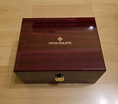 Patek Philippe Watch Case Wooden Box Vintage + Documents Set NO WATCH🇨🇭  - Image 1 of 4