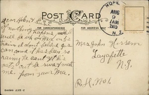Vintage Birthday Roses Postcard Hope NJ 1915 Unused - Picture 1 of 2