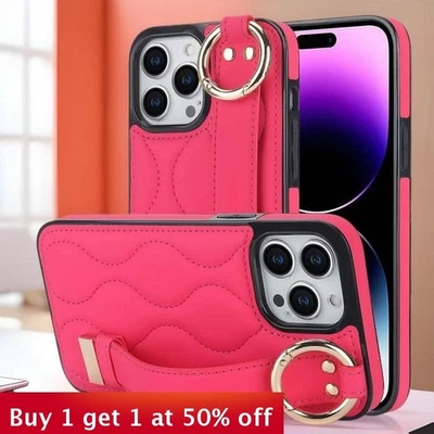 For iPhone 17 Air 17 11 16 Pro Max 15 14 13 12 XR 7 XS Phone Case wallet Leather - Image 1 of 4