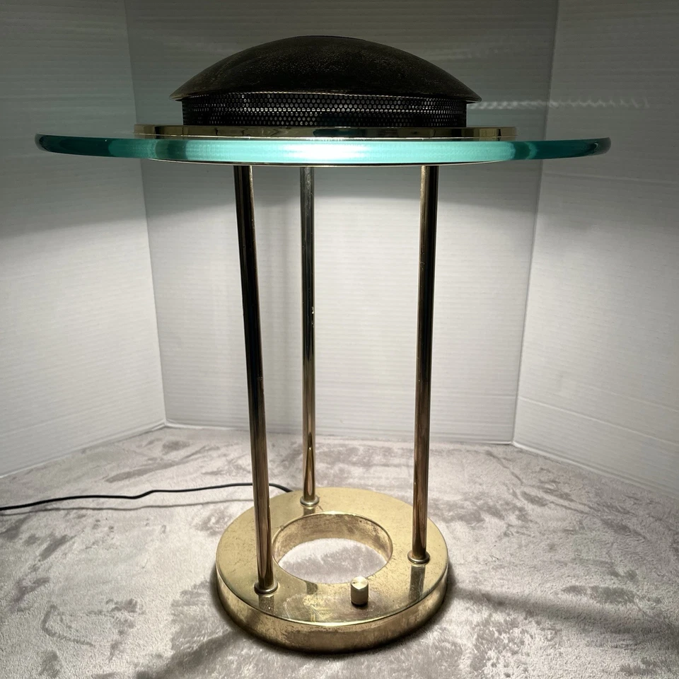 Vintage 1980s Robert Sonneman for George Kovacs Saturn Dimmable Desk Lamp - Image 1 of 4