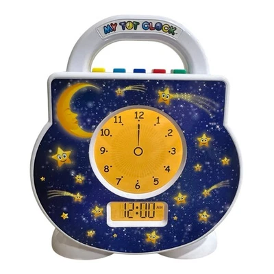 Reloj My Tot Reloj Despertador de Sueño para Niños Pequeños - Adaptador de CA Funciona/Sin Cartucho Foto 1 de 4