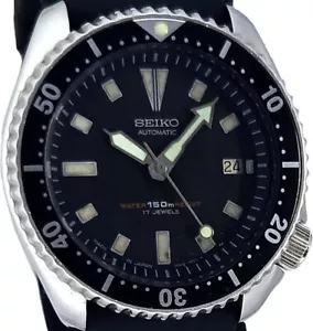 Vintage SEIKO 7002 diver with Genuine 17 Jewel dial, hands, BIG case & movement - Picture 1 of 10