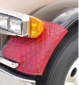 Premium Peterbilt 379 Quilted Fender Guards - 20 Different Colors Available! - Picture 1 of 3