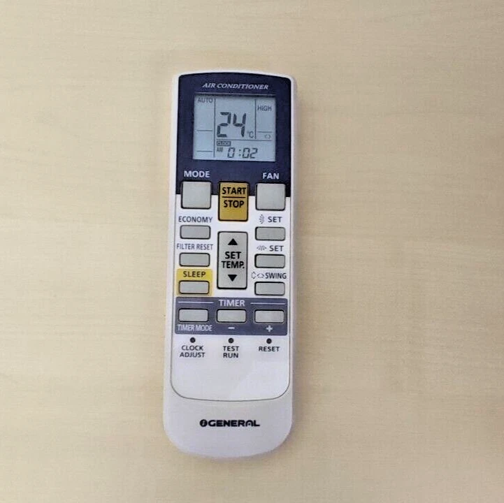 TELECOMANDO  ORIGINALE PER CLIMATIZATORE  FUJITSU, GENERAL.  MODEL: AR-RAF1E - Immagine 1 di 4