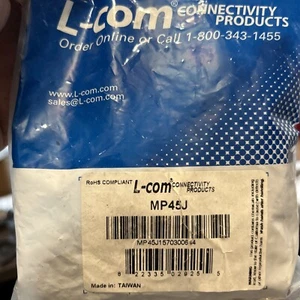 Fundas protectoras L-Com Mp45J para conectores Rj45, paquete/100 - Imagen 1 de 2