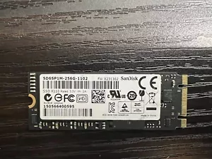 SanDisk 256GB Solid State Drive SSD SD6SP1M-256G-1102 X110 M.2 SATA 2260 - Picture 1 of 3