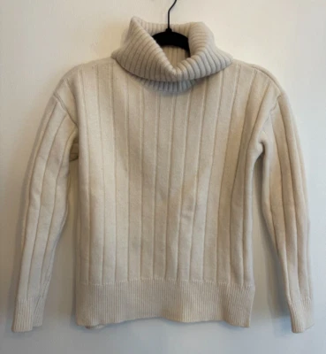 Suéter Woolovers Lana Grueso Tejido Cuello Redondo Blanco Mujer Talla XS Foto 1 de 4