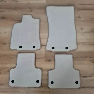 Alfombrillas coche terciopelo para Jaguar XJ BEIGE alfombras forros automáticos impermeables alfombras nuevas Foto 1 de 4