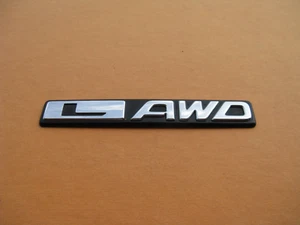 SUBARU LEGACY IMPREZA FORESTER L AWD REAR TRUNK CHROME EMBLEM LOGO BADGE A45900 - Picture 1 of 4