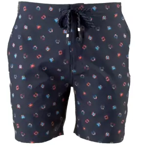 NewSalt Life Board Shorts Navy Crab Pattern Swim Trunk Size 34 New LIVE SALTY - Picture 1 of 7
