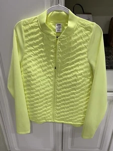 Avia Women’s L Lemon Yellow Sport Jacket New - Picture 1 of 3