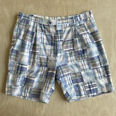 Pantalones Cortos Maus & Hoffman Patchwork Madrás Algodón a Cuadros Multicolor 40 Foto 1 de 4