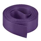 Flat Nylon Webbing Strap 1 Inch 4 Yards Dark Purple for Backpack, Luggage-rack