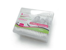 24 Conf. (7200 Cotton Fioc Orecchie) Setablu Bastoncini Cotonati Biodegradabili