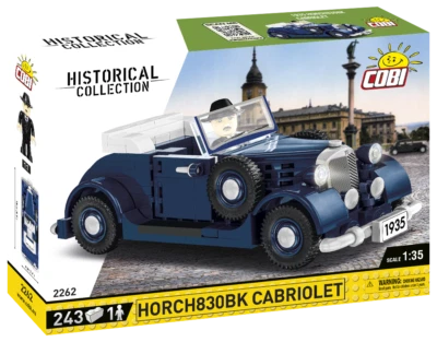 Cobi 2262 1935 Horch 830 Cabriolet Bausatz 243 Teile Auto