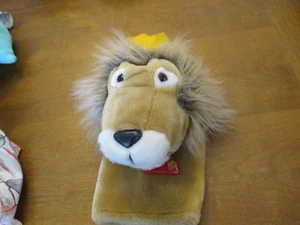 Plüsch Löwenkopf 11 Zoll Krone König Handpuppe Dakin - Bild 1 von 3
