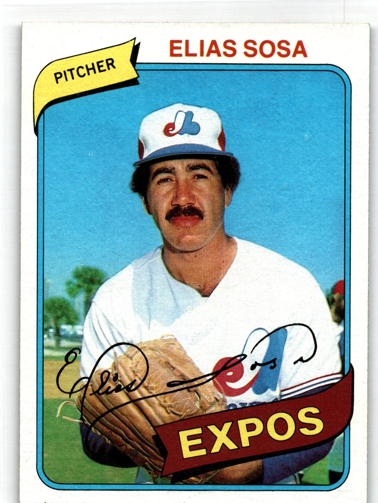 1980 Topps #293 Elias Sosa Montreal Expos MLB Vintage Baseball Card