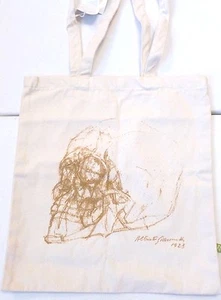 Alberto Giacometti ARTIST DESIGNED TOTE BAG   Skull  - Picture 1 of 1